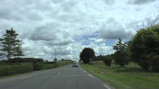 preview picture of video 'Driving On The D787 Between Moustéru & Grâces, Côtes d'Armor, Brittany, France 21st August 2014'
