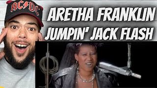 OH MY!| FIRST TIME HEARING Aretha Franklin  - Jumpin&#39; Jack Flash REACTION