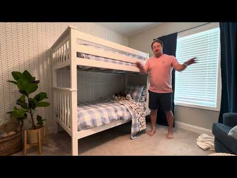 This Twin Over Twin Bunk Bed BLEW US AWAY!  Max & Lily Bunk Bed Review
