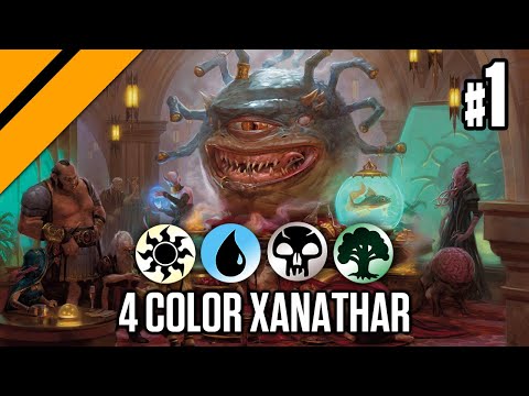 4 Color Xanathar - AFR Draft Climb to Mythic | MTG Arena