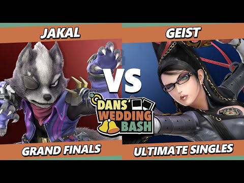 Dan's Wedding Bash! GRAND FINALS - Jakal (Wolf) Vs. Geist (Bayonetta) Smash Ultimate - SSBU