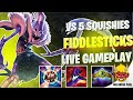 Fiddlesticks vs 5 Squishies - Wild Rift HellsDevil Plus Gameplay