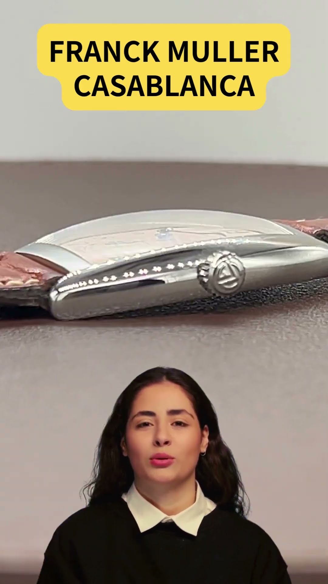 HA-7444| フランクミュラー カサブランカ Ref.7502 S6 SS サーモン