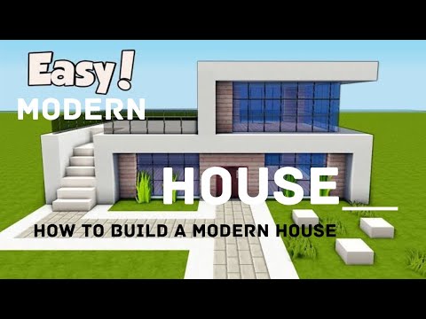 Minecraft : Modern House Tutorial