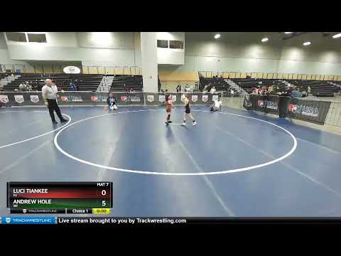 62 Lbs 7th Place Match - Luci Tiankee, NJ Vs Andrew Hole, WI Ab07