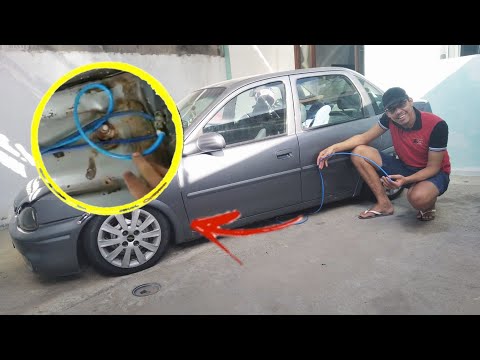 LINHA DE COMBUSTÍVEL POR DENTRO DO CARRO , CORSA E CELTA.