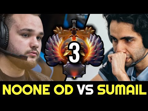 NOONE vs SUMAIL Top 3 MMR Battle — Outworld Destroyer vs Pangolier