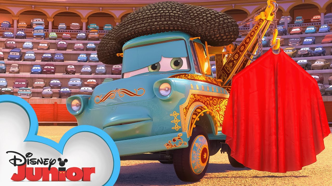 El Materdor | Pixar's Cars Toon - Mater’s Tall Tales | @disneyjr