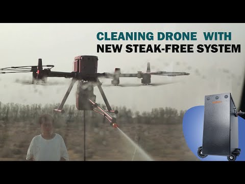 WISSON Orion AP-P Cleaning Drone with Streak-Free System | Full Setup & Test Demo
