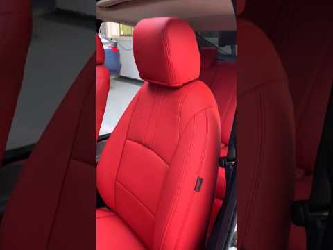 EKR custom red seat cover for Honda Civic #honda #automotive #carcare #seatcover
