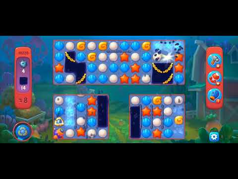 Fishdom Hard Level 10220 (with ingame lightning and bomb boosters) @choraelmin