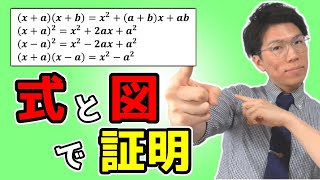 【中学数学】展開公式の証明～学校では教えてくれないやり方！？～