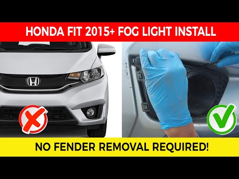 Honda Fit 2015+ Fog Light Install