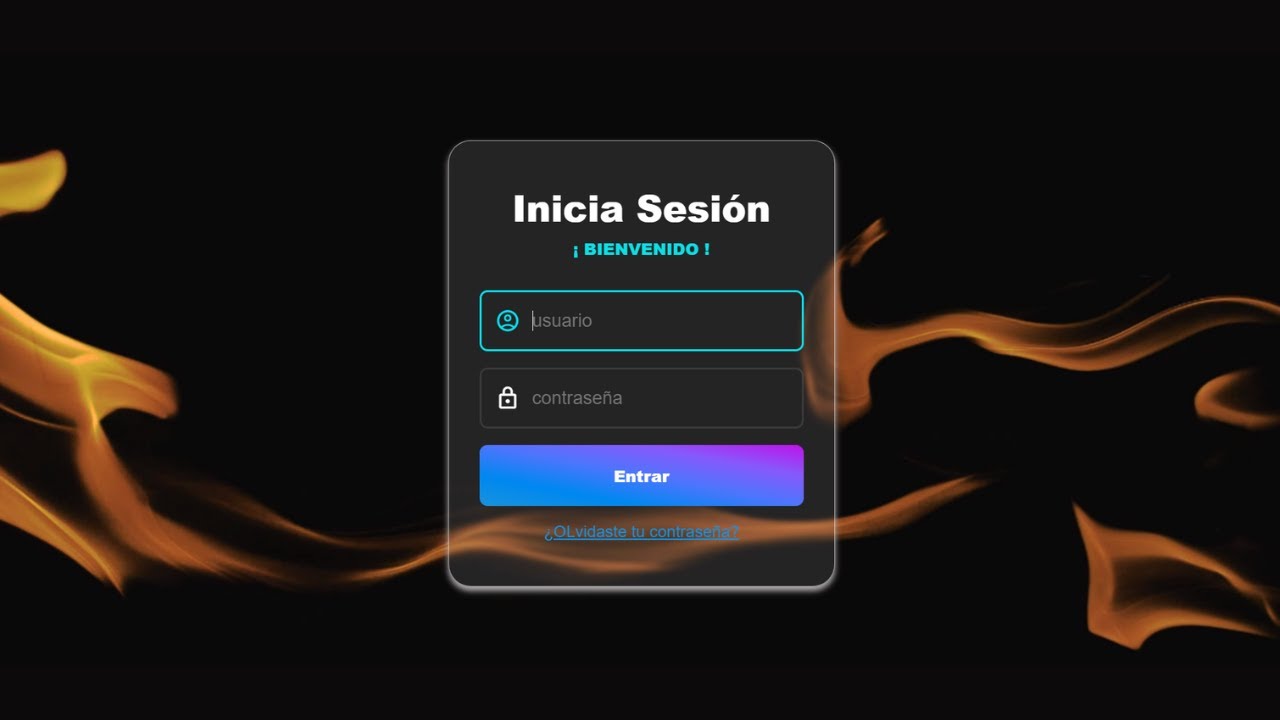 ✅ Login en HTML y CSS