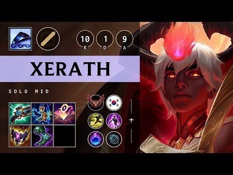 Xerath Mid vs Azir - KR Grandmaster Patch 25.20
