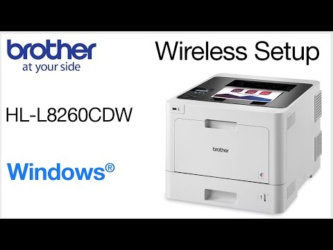 Thumbnail for Setup on Wireless Network - HL-L8260CDW - Windows Version