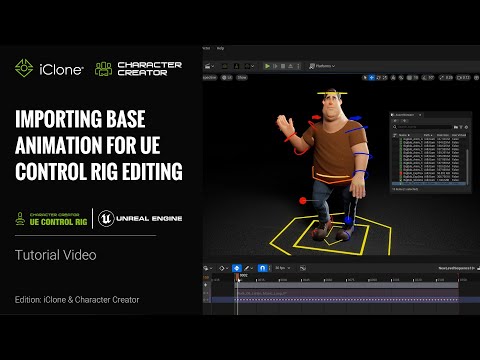 Importing Base Animation for UE Control Rig Editing | Unreal Control Rig Plug-in Tutorial