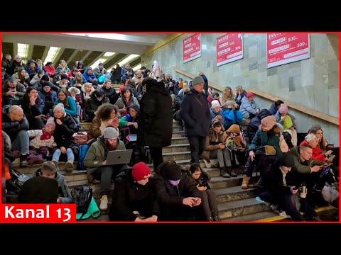Kyiv hit by rocket fire again - People took shelter in subways