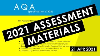 How to find the 2021 Assessment Materials - GCSE and A Level Physics