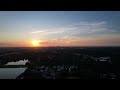 Drone Video Sunrise Over Orlando FL