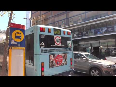 Mercedes-Benz OC500LE CNG (ZF Ecomat) - Departing from Bus Stop (State Transit)