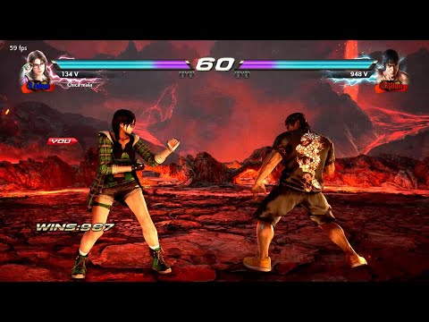 45_3 Julia Chan Ryona VS Law - Tekken 7 ( Uchiha x24 ) Gameplay PC RX 570 8G