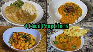 4 Easy High-Protein Meal Prep Ideas | Lower Fat, High Fiber Meals