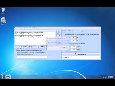 MS Word Insert Multiple Pictures Software