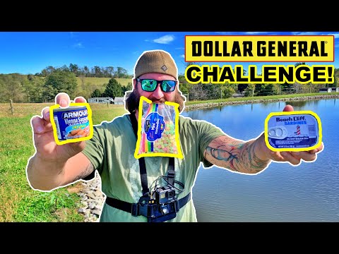 Dollar Store Fishing Challenge!! (INSANE RESULTS!)