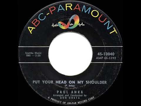 1959 HITS ARCHIVE: Put Your Head On My Shoulder - Paul Anka (a #2 record)
