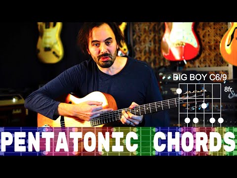 CHORDS FROM PENTATONIC SCALES (reuse your pentatonic knowledge for colorful chords)