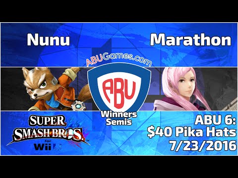 ABU Monthly 6: Nunu (Fox) vs. Marathon (Robin) - Smash 4 Winners Semis