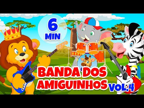 Banda dos Amiguinhos Vol. 4 - Giramille 6 min | Desenho Animado Musical