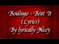 Boidingo - Beat It (Official lyrics video)