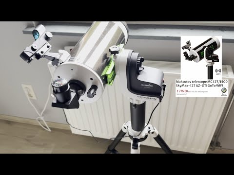 Skywatcher AZ-GTi + MAK 127 telescope setup review.