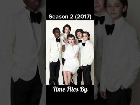 Stranger Things Cast Throughout The Years(2016-2022) #strangerthings #shorts #viral