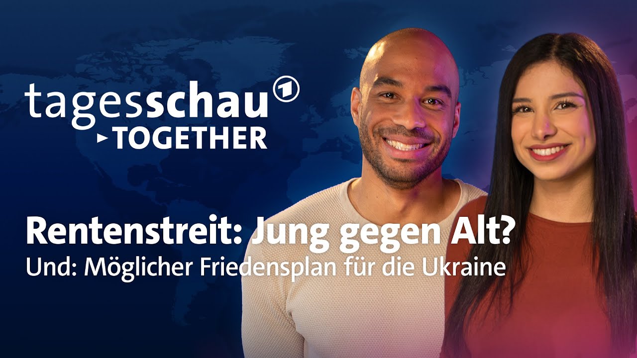 Zusammen tagesschau gucken, danach Deep Dive zur Ukraine und zum Rentenstreit | tagesschau together