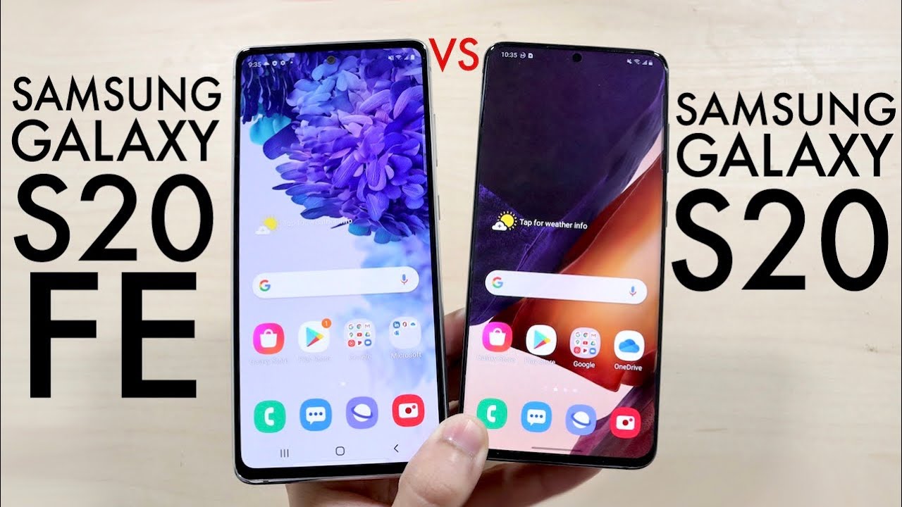 Samsung Galaxy S20 FE Vs Samsung Galaxy S20! (Comparison) (Review)