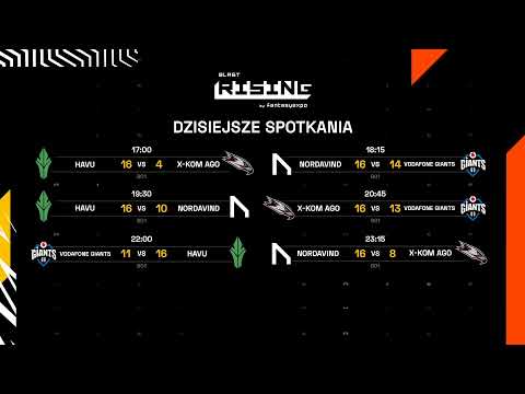 BLAST Rising // Grupa B Dzień 1 // komentuje Mad1 i Swelder