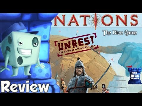 Nations: The Dice Game - Unrest Review - with Tom Vasel