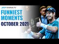 Tiafoe Hugs a Ballkid, Monfils and Schwartzman High Five; October 2021 Funniest Moments and Fails