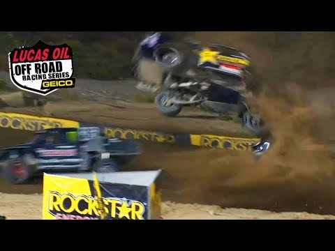 Worst Short Course Truck Crashes of 2018 - Lucas Oil Offroad Racing Series Compilation