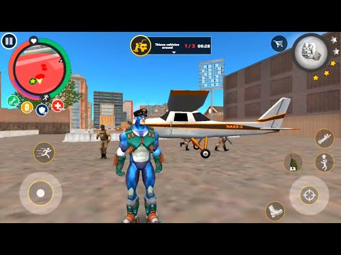 Rope hero vice town game | Army vehicles airplane new game | Games on t ball Android gameplay