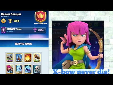 2.9 X-Bow Cycle Trophy Push Gameplays 6300+ 🏆- Clash Royale