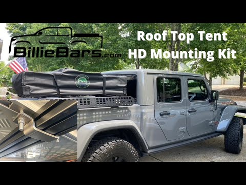 BillieBars Roof Top Tent Adapter HD Mounting Clamp - Makes mounting your tent a lot easier!