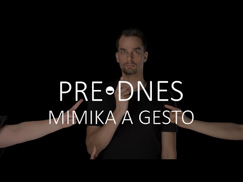 🗣 PREDNES | vlog: Mimika a gesto