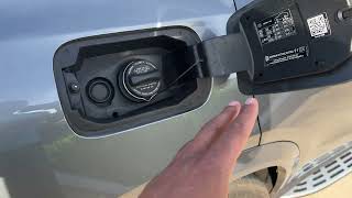 Mercedes-Benz GLE - How to Open Gas Cap and Add Fuel