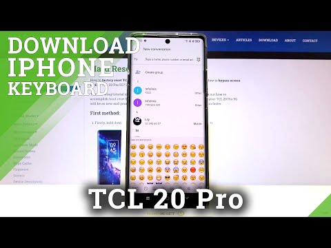 How to Install iPhone Keyboard on TCL 20 Pro 5G – Green Apple Keyboard