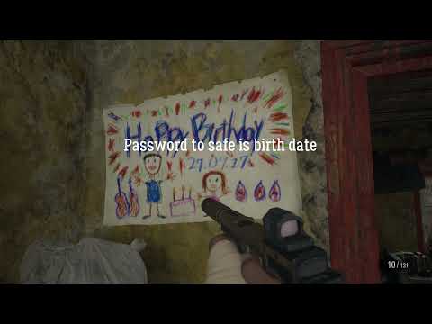 Luthier's house Pasword lock and all items Resident Evil Village