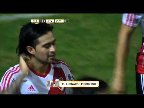 Gol de Pisculichi - Olimpo 0 - 1 River - Torneo Transición 2016 - Fecha 11
